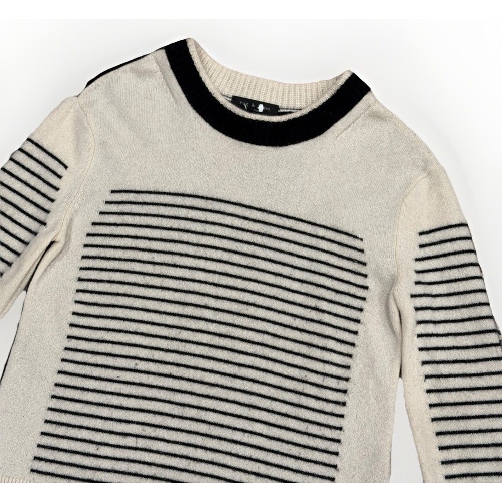 Rag & Bone Masie 100% Cashmere Striped Sweater Size XXS Preppy Luxury Nautical - Picture 2 of 8